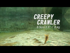 Ужасный ползучий мягкий рыболовный приманка резиновые креветки ПВХ пресноводный ваблер бас приманки